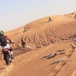 Dirt-bike-ride-in Dubai-with-group